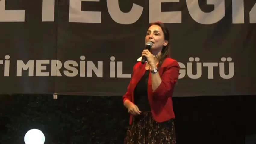 DEM Parti, Mersin'de ‘Hakkari’ mitingi düzenledi