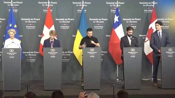 Ukrayna Baris Konferansi ortak bildirisi açiklandi