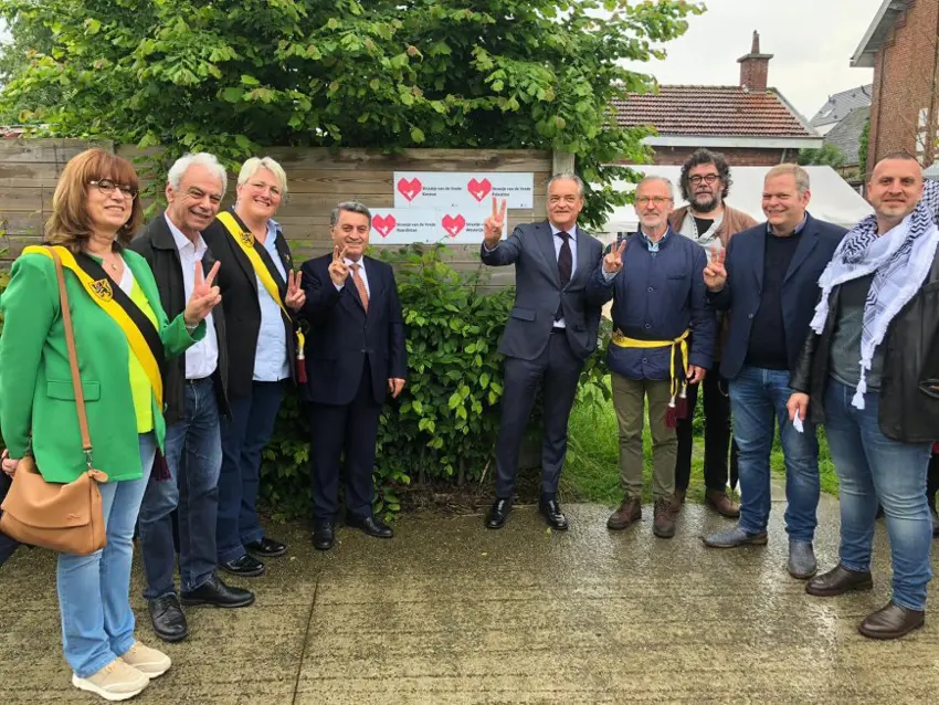 Belçika'da bir sokaga Kürdistan adi verildi