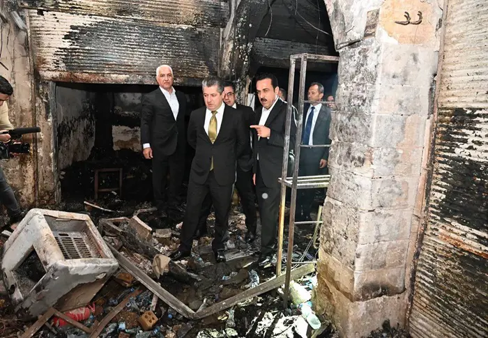 پارێزگاری هەولێر  : نۆژەنکردنەوەی بازاڕی قەیسەری بەخێرایی بەڕێوە دەچێت و سێ شیفت کاری تێدا دەکرێت