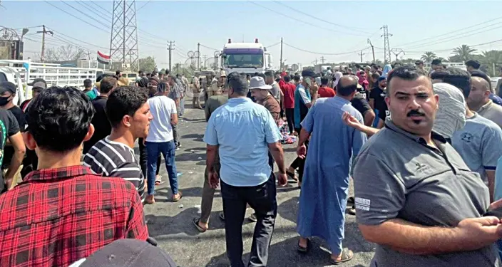 Xwepêsanderan rêya Kerkûk-Bexdayê girt