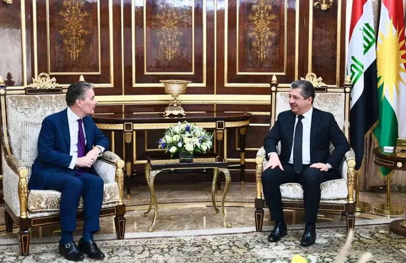 سەرۆکی حکوومەتی هەرێمی كوردستان پێشوازی لە باڵیۆزی هۆڵەندا لە عێراق کرد