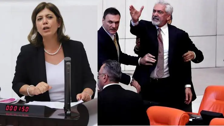 Galip Ensarioglu ile Meral Danis Bestas arasinda ‘serefsiz’ tartismasi