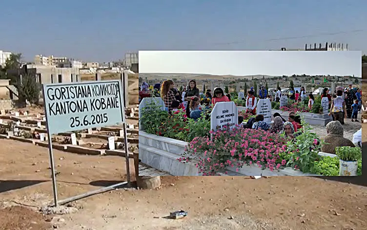 Qurbanhiyên Komkujiya Kobanê ya 9 sal berê hatin bibîranîn