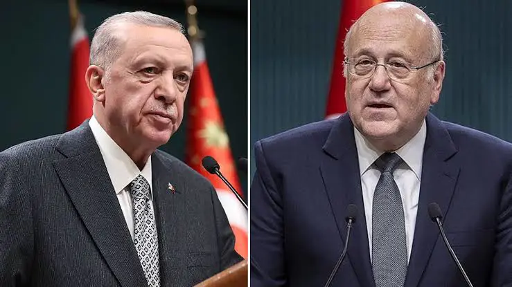 Erdogan ile Lübnan Basbakani Mikati görüstü