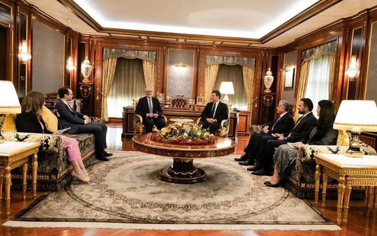 Neçirvan Barzani, Ingiliz büyükelçiyi kabul etti