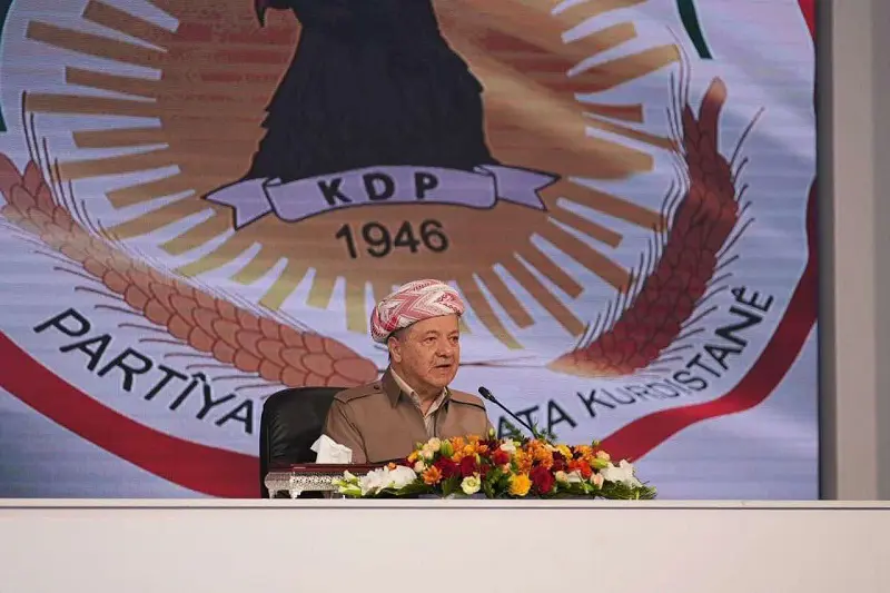 سەرۆک بارزانی لەگەڵ بەشێک لە ڕێکخستنە حێزبیەکانی پارتی دیموکراتی کوردستان کۆبووەوە