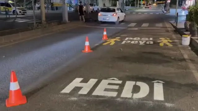 Diyarbakir ile Cizre’de Kürtçe trafik uyarilari yazildi