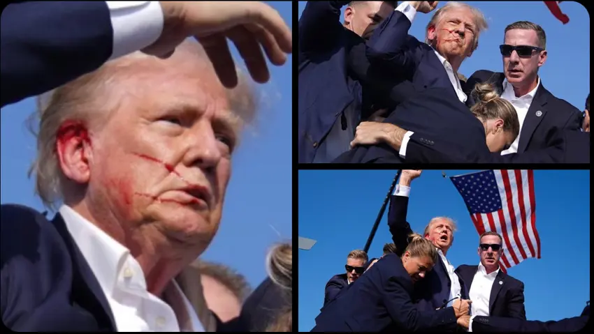 Donald Trump’a suikast girisimi! Kulagindan yaralandi!