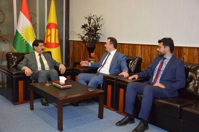 فازڵ میرانی پێشوازی لە كونسووڵی نوێی توركیا له‌ هه‌ولێر كرد