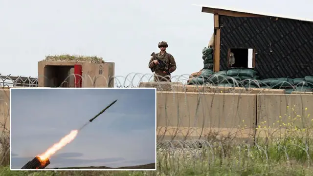 Êrîsa bi roketan li ser baregeha leskerî ya Eyn el-Esedê