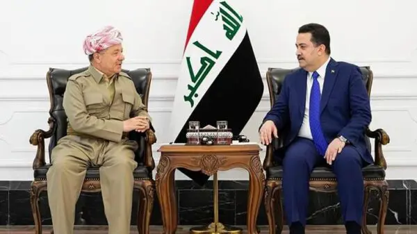 Baskan Mesud Barzani, Irak Basbakani ile görüstü