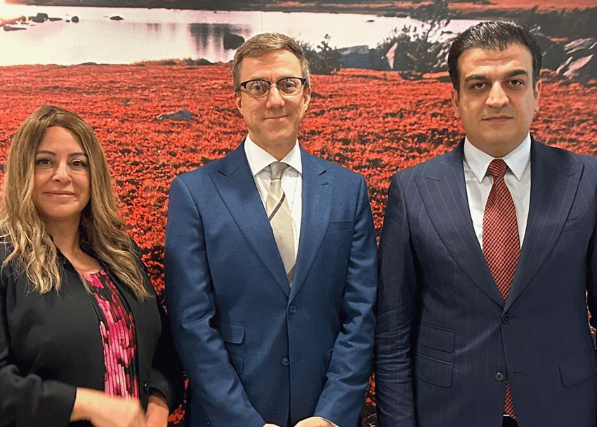 Pêsewa Hewramanî û Trîfa Ezîz bi berpirsê maseya Iraqê ya Wezareta Derve ya Amerîkayê re civiyan