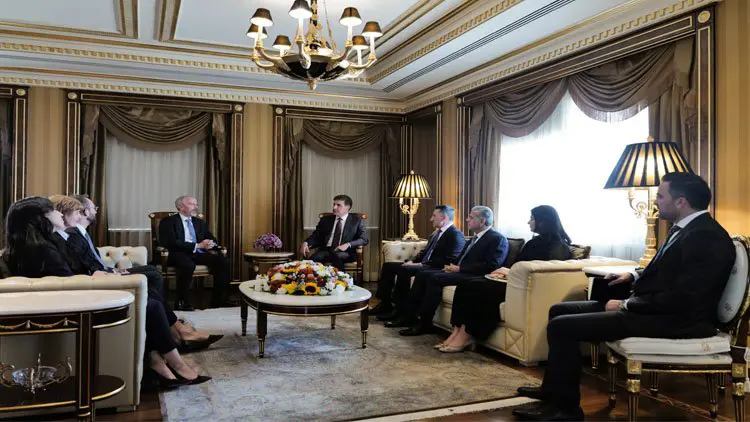 Neçirvan Barzani, ABD'nin yeni Erbil Baskonsolosunu ile bir araya geldi