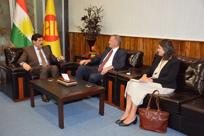 فازڵ میرانی پێشوازی کرد لە کونسووڵی گشتی ئاڵمانیا لە ھەولێر