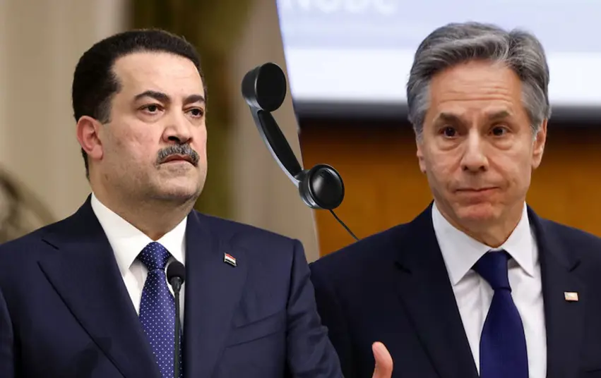 Blinken, Irak Basbakani Sudani ile telefonda görüstü