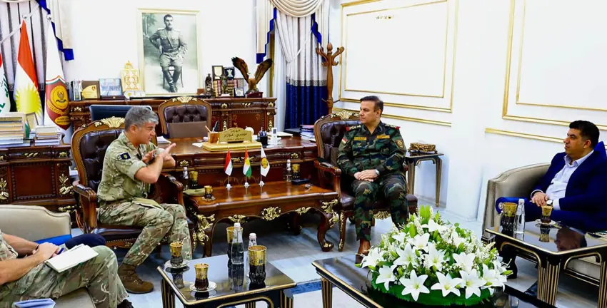 Pistevaniya Îngilistanê ji bo Pêsmerge