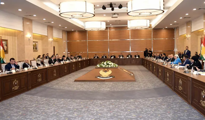 ڕاگەێندراوی کۆبوونەوەی هاوبەشی ئەنجوومەنی ئابووری عێراق و هەرێمی کوردستان