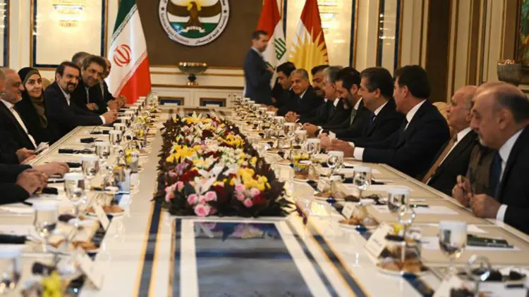 Iran lideri Pezeskiyan, Kürdistan Bölgesi yetkilileriyle görüstü