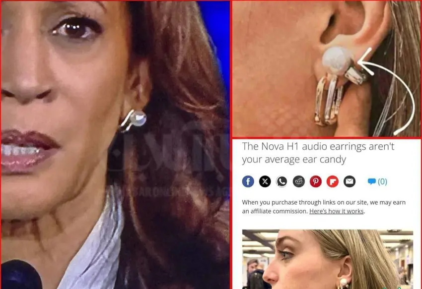 ئایا کامالا هاریس فێڵی کردووە؟ / ئەم وێنەیە هێدفۆنێکی پێشکەوتوو یان وەهمێکی ترامپ یستەکانە!