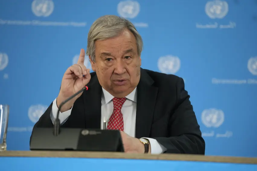 Guterres: Gelên Lubnan, Îsraîl û dinyayê nikarin Xezeyeke nû ragirin