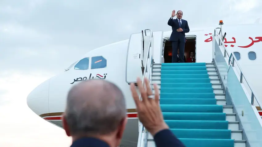 Misir Cumhurbaskani Sisi Türkiye'den ayrildi!