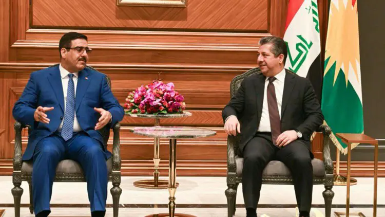 Basbakan, Irak Ticaret Bakani'ni kabul etti