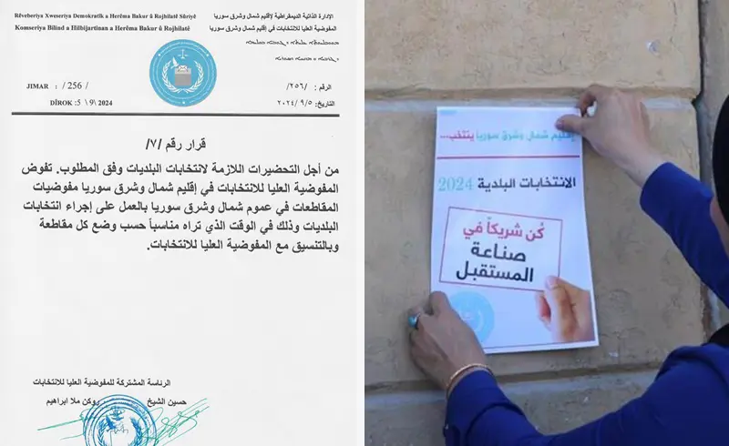 Rojava | Biryara hilbijartinên saredariyan cardin hat dayîn