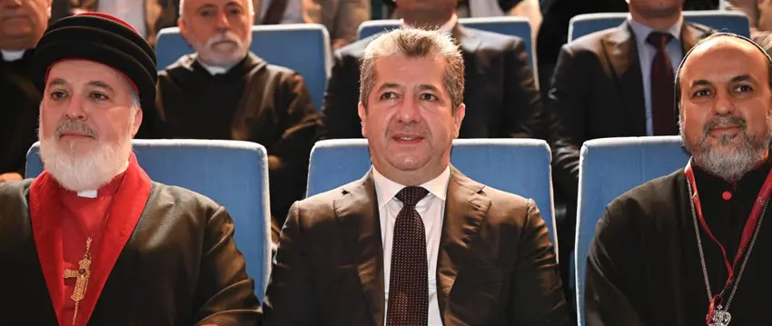 "Yekemîn Sempozyûma Suryaniyan li Welat" bi besdariya Serokwezîr Barzanî destpê kir