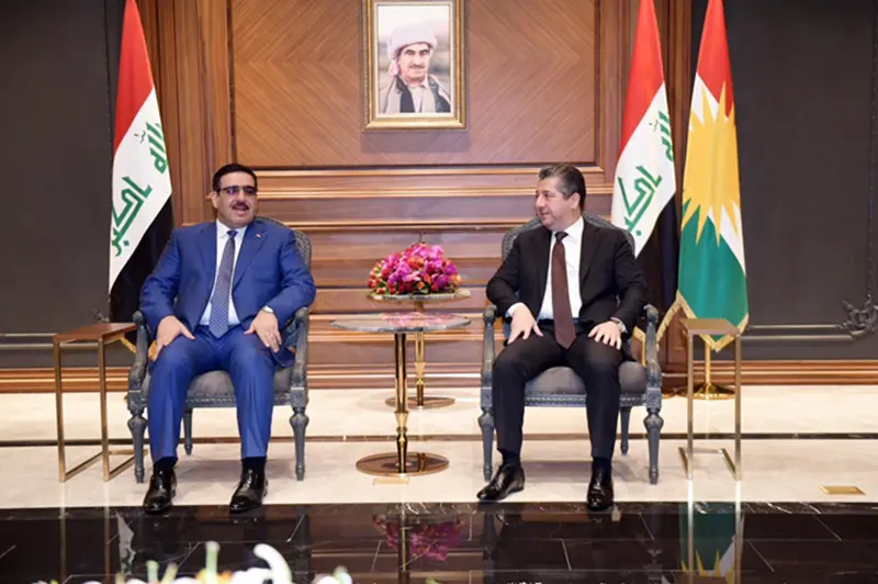 سەرۆكی حكوومەت پێشوازی لە وەزیری بازرگانی عێراق کرد