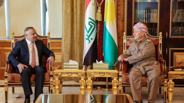 Baskan Barzani, Selahaddin Valisi'ni kabul etti