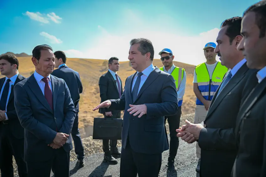 Basbakan Barzani Kesnezan-Gomespan yolunu inceledi