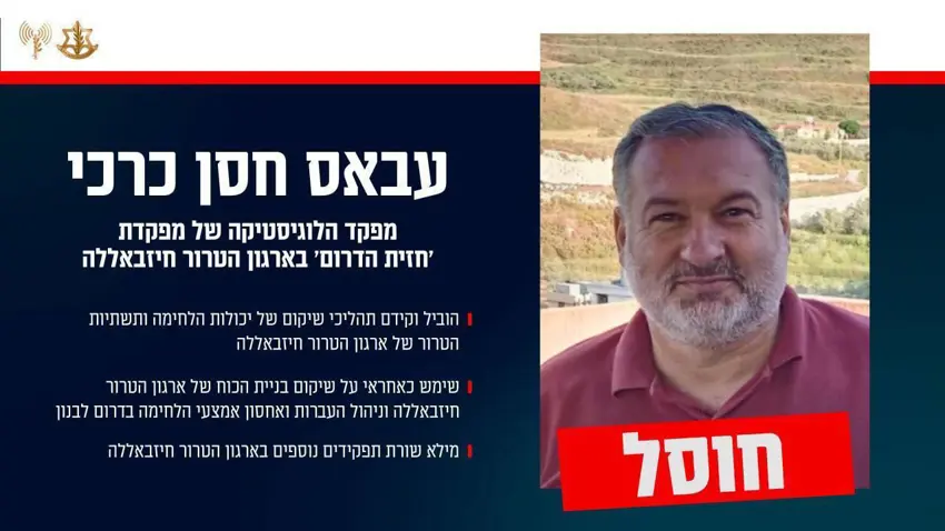 هێرشی فڕۆکەی بێفڕۆکەوانی ئیسرائیل بۆ سەر باشووری لوبنان؛ کوژرانی فەرماندەیەكی باڵای حیزبۆڵڵا