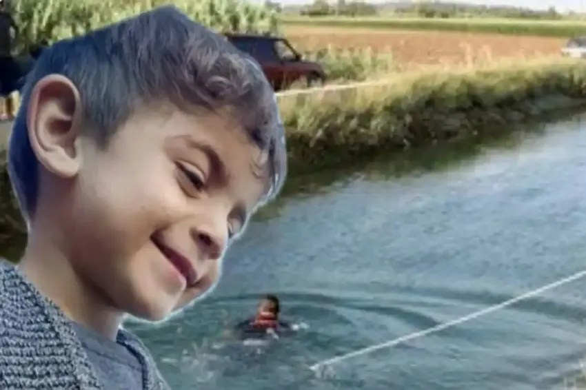 Zarokê 4 salî di ava kanalê de fetisî