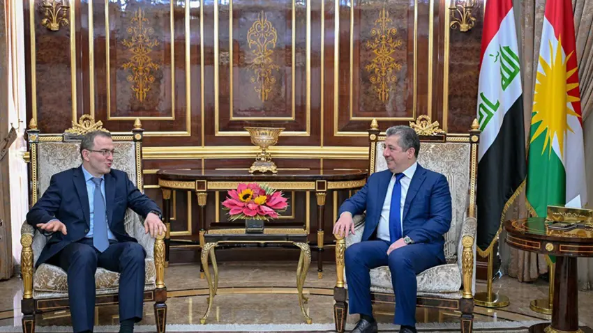 Mesrur Barzani ve Rusya Büyükelçi görüstü