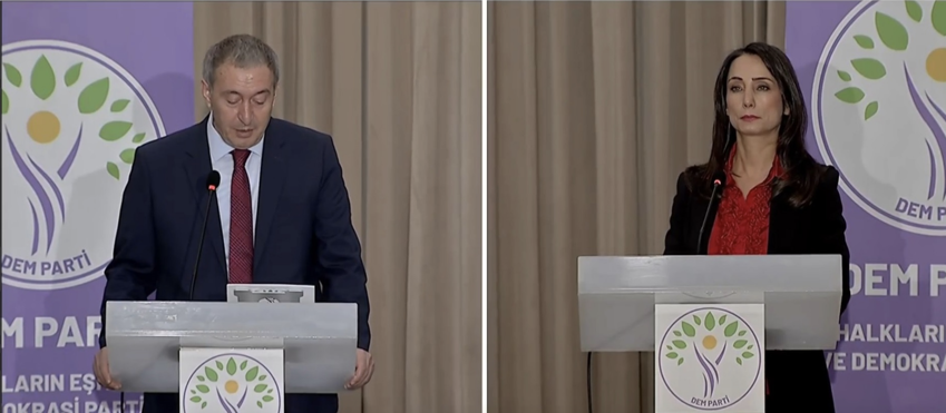 PKK'nin Türkiye'den çekilme karari sonrasi DEM Parti'den ilk açiklama