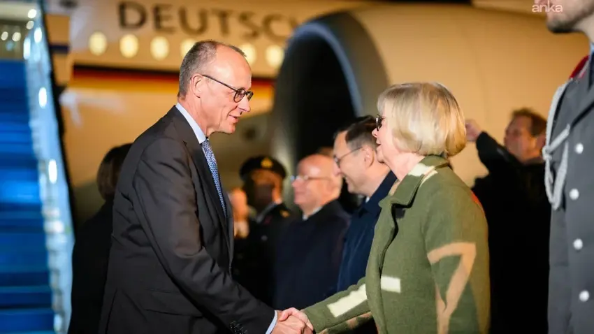 Almanya Basbakani Merz Türkiye'ye geldi