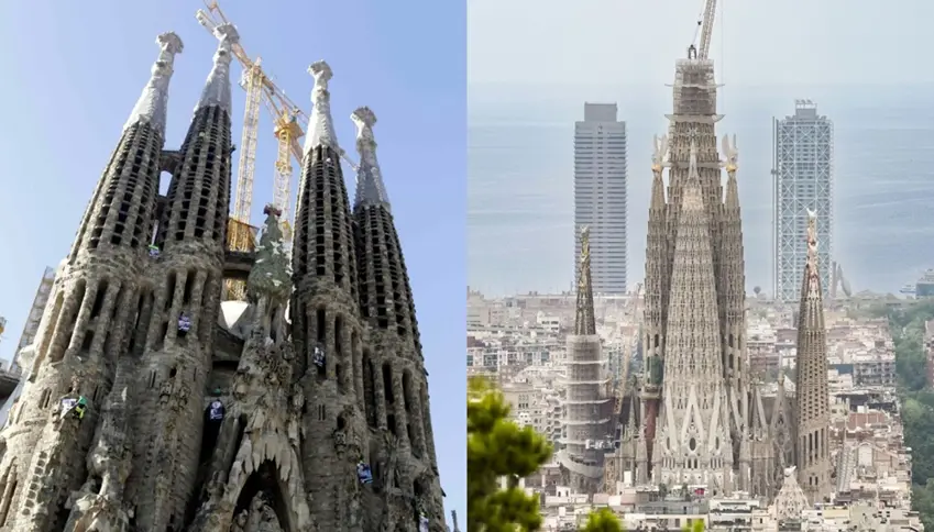La Sagrada Familia bû dêra herî bilind a cîhanê
