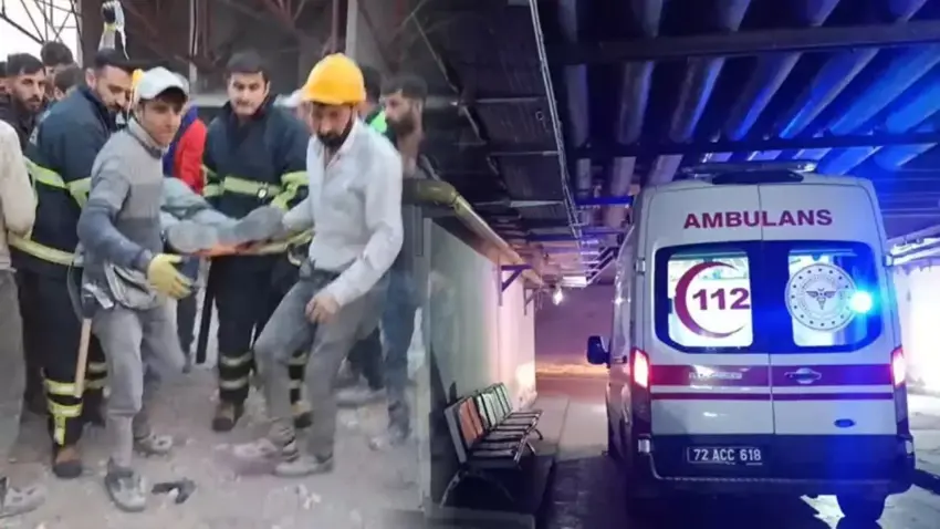 Li Batmanê di însaatê de karkerekî can da