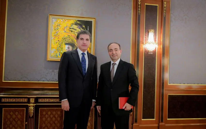 Neçirvan Barzani ile Osman Baydemir barış sürecini ele aldı