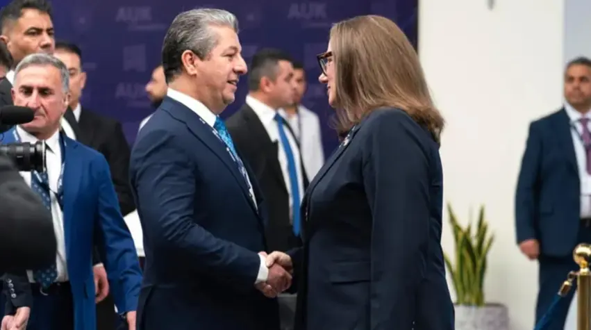 Balyozê Gistî yê Amerîkayê Green Spasiya Mesrûr Barzanî kir