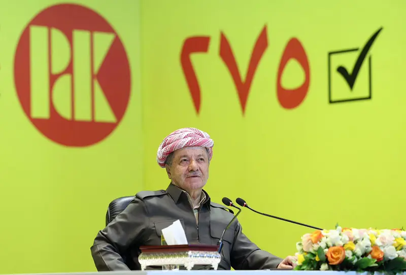 سه‌رۆك بارزانی له‌گه‌ڵ پیاوانی ئایینی له پارێزگای دهۆك كۆبووه‌وه