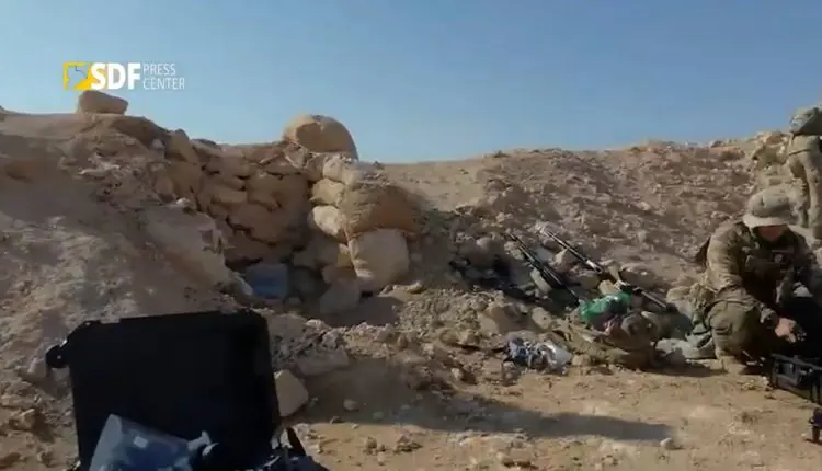 هەسەدە خستنەخوارەوەی دوو فڕۆکەی بێفڕۆکەوان لە لادێی ڕەقە ڕاگەیاند