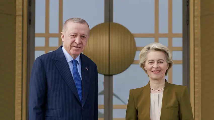 Erdoğan, AB Komisyonu Başkanı Leyen ile görüştü