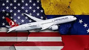 Ragesiya di navbera DYA û Venezuelayê de zêde dibe: Tirkiye gestên hewayî betal kirin