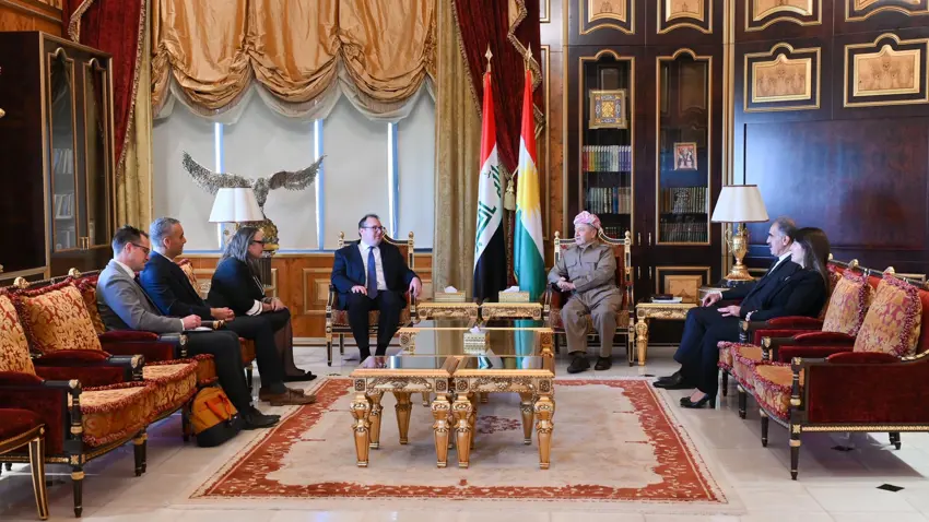 Mesud Barzani, ABD'li heyetle yeni hükümet kabinesinin kurulmasını görüştü