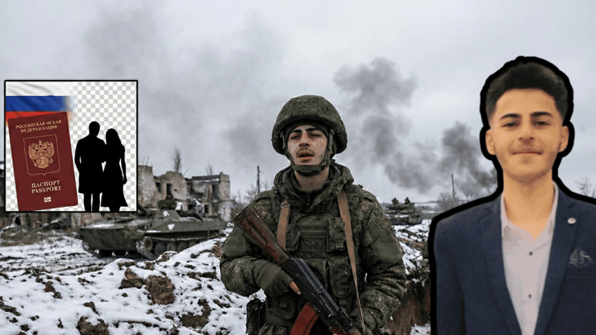 Kürt genç, ‘Rus eş ve pasaport’ vaadiyle kendini Ukrayna cephesinde buldu!