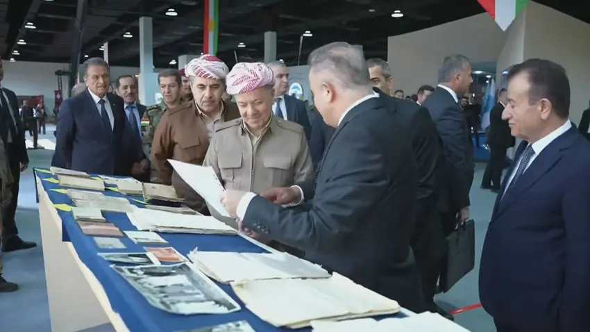 Mesud Barzani, Zaho Uluslararası Kitap Fuarı'nı açtı