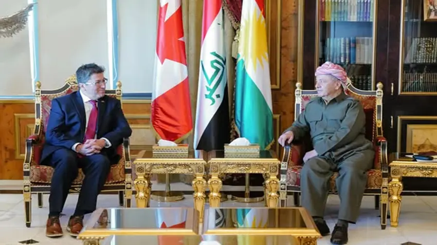 Mesud Barzani: Kanada, Pesmerge'ye ISID'e karsi mücadelede yardim etti