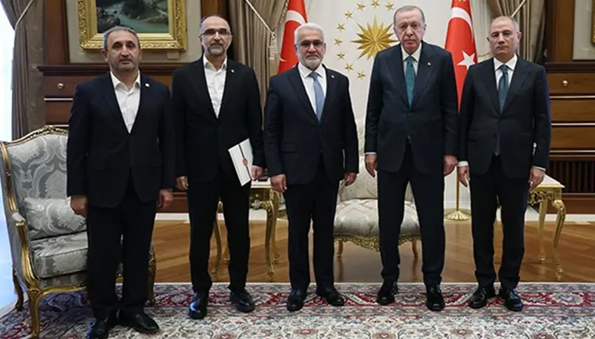 Erdogan bi sanda HUDA PARê re civiya